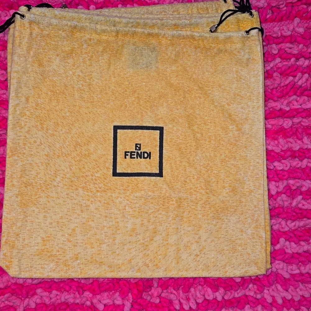 Fendi Yellow Storage Bag #1